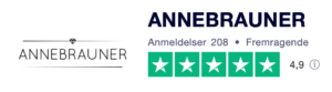 Trustpilot anmeldelser af Annebrauner.dk