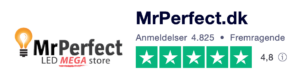 Trustpilot anmeldelser af MrPerfect.dk