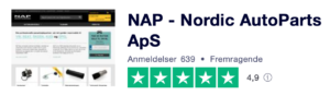 Trustpilot anmeldelser af NAP.dk