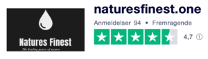 Trustpilot anmeldelser af NaturesFinest.one