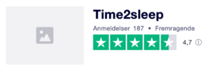 Trustpilot anmeldelser af Time2Sleep.dk