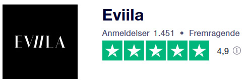 Trustpilot anmeldelser af eviila.dk